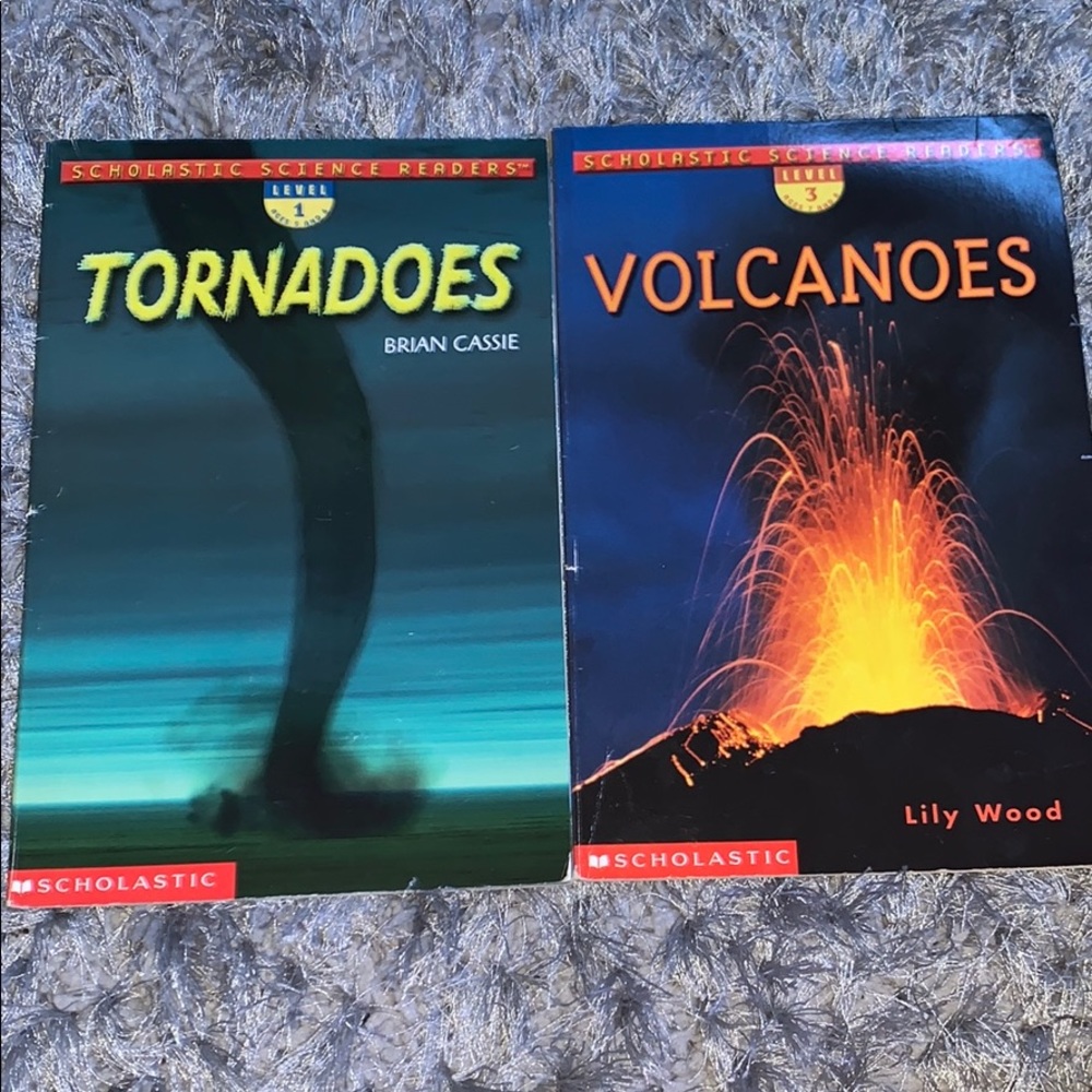 2 scholastic science reader books !